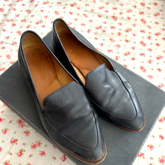 Madewell Shoes - Madewell black leather Loafers